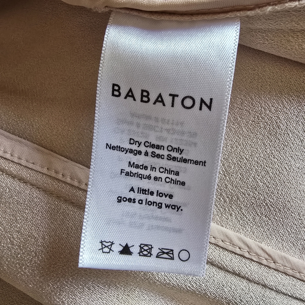 Aritzia Babaton Power Hip Blazer Peach size 8 - Picture 10 of 12